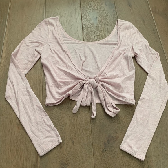 Pink It’s a tie long sleeve size 2 - Picture 1 of 3